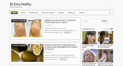 Desktop Screenshot of beextrahealthy.com